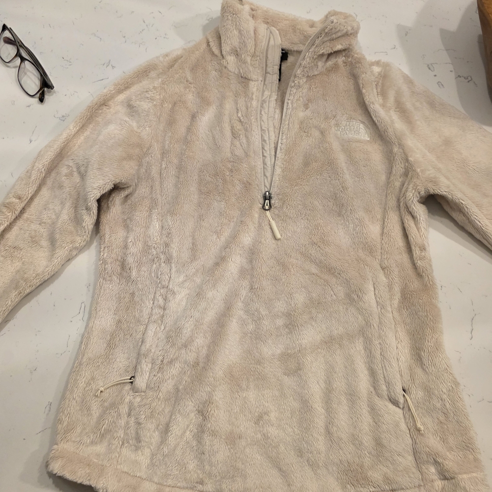 The North Face Women's Beige Teddy Jacket